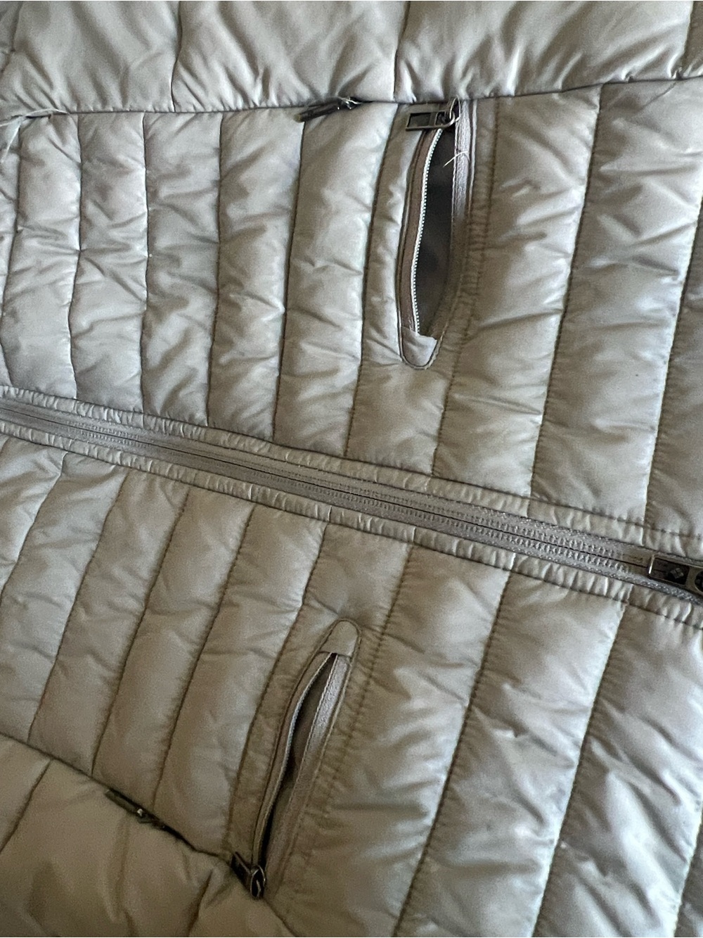 Columbia Cream Quilted Hooded Jacket - Picture 10 of 10